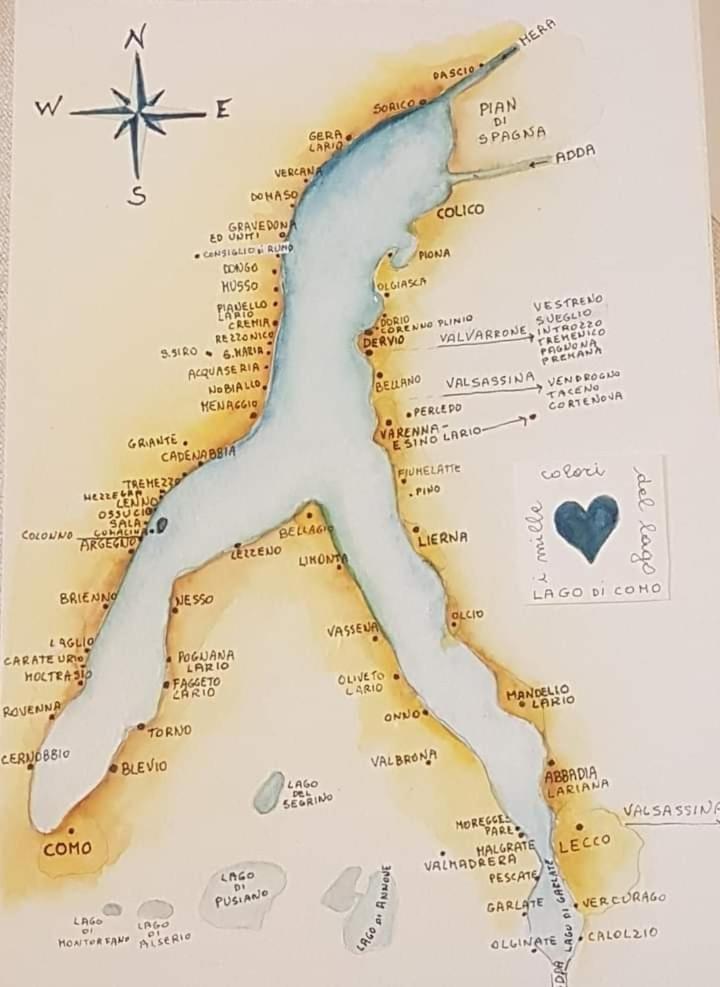 Casa Maria Lejlighed Dervio Eksteriør billede